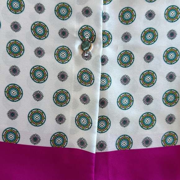 Zara “Printed Satin Shirt” - Picture 8 of 9